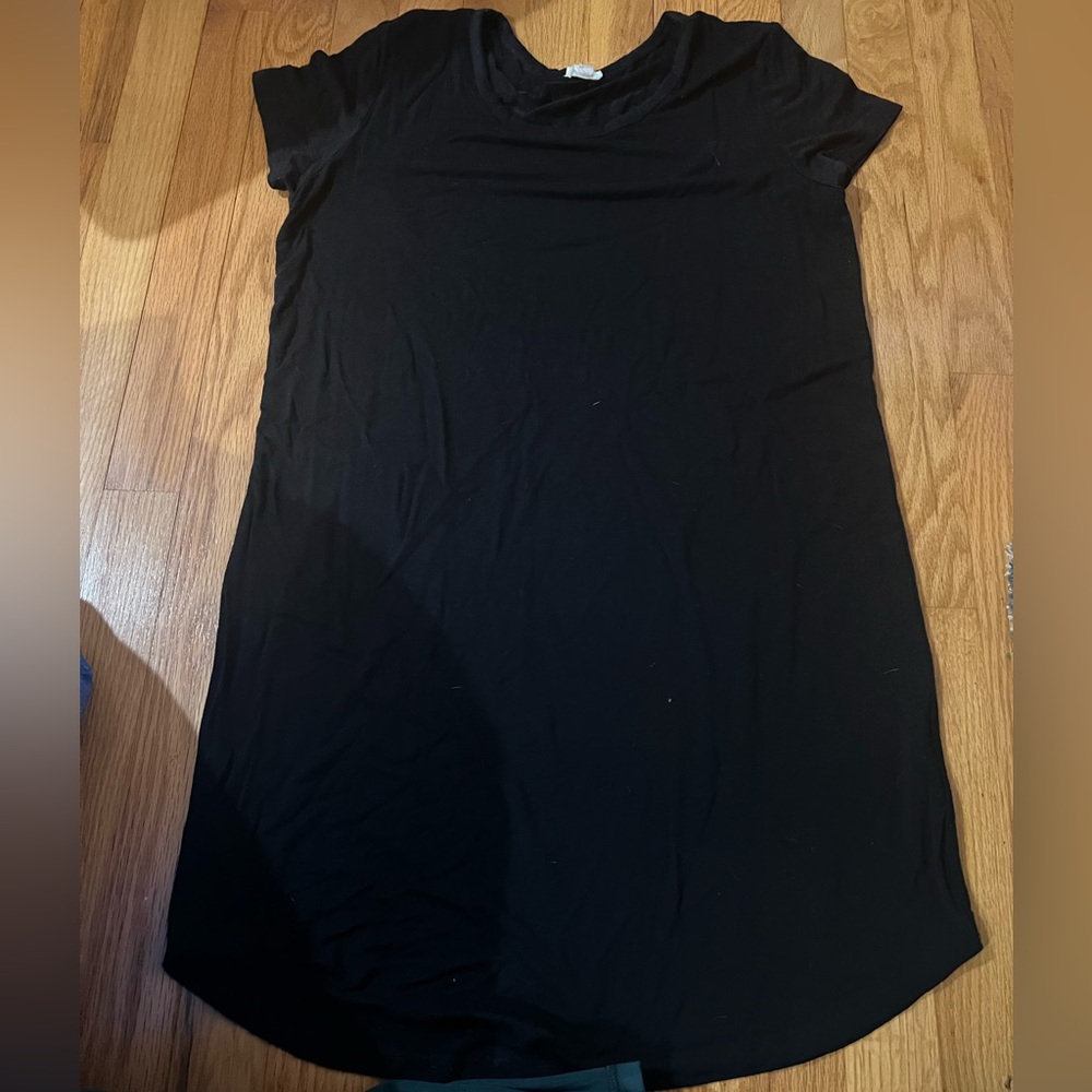 Garage black t-shirt dress